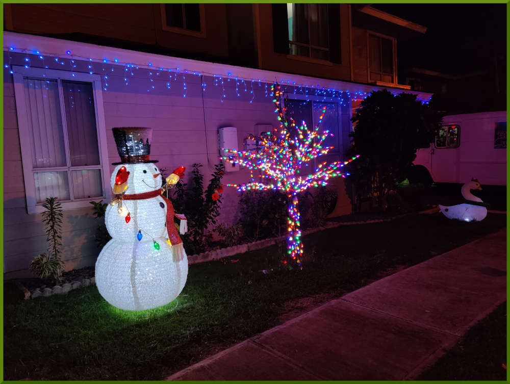 2021 Christmas decorations around Kekuilani Village