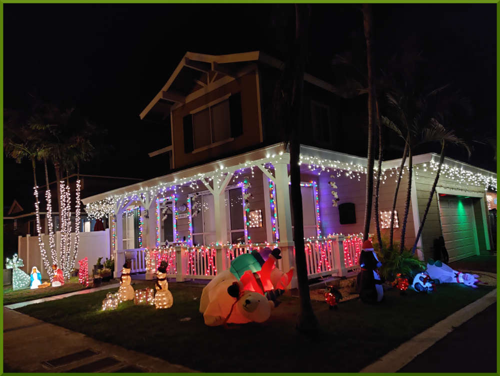2021 Christmas decorations around Kekuilani Village