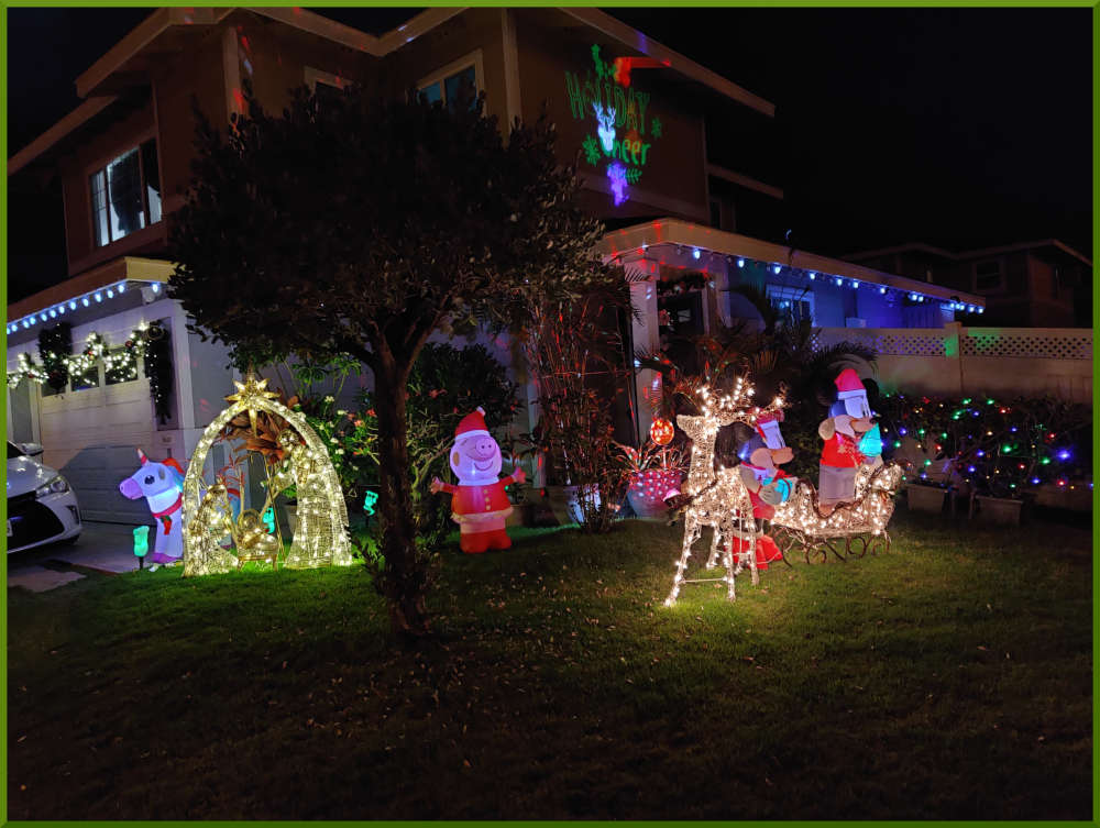 2021 Christmas decorations around Kekuilani Village