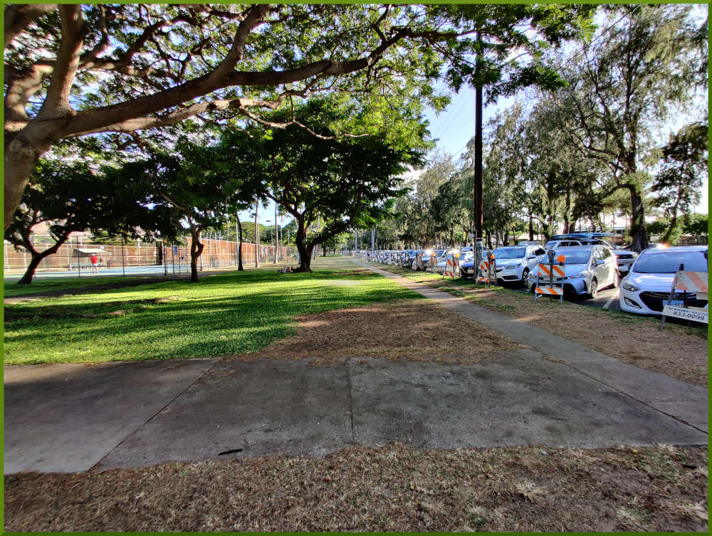 November 6th, 2021. Kapiolani park run.