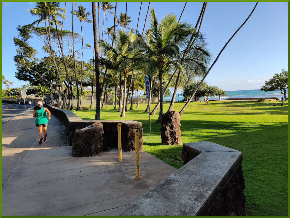 November 6th, 2021. Kapiolani park run.